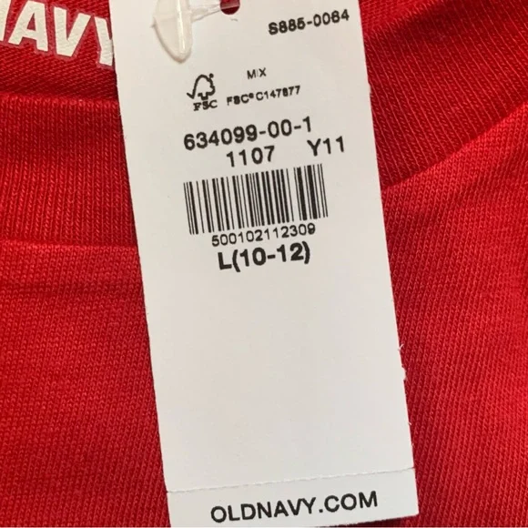 Old Navy Kids Super Mario Bros Gender-Neutral Graphic T-Shirt | L (10-12) Red - Picture 6 of 9